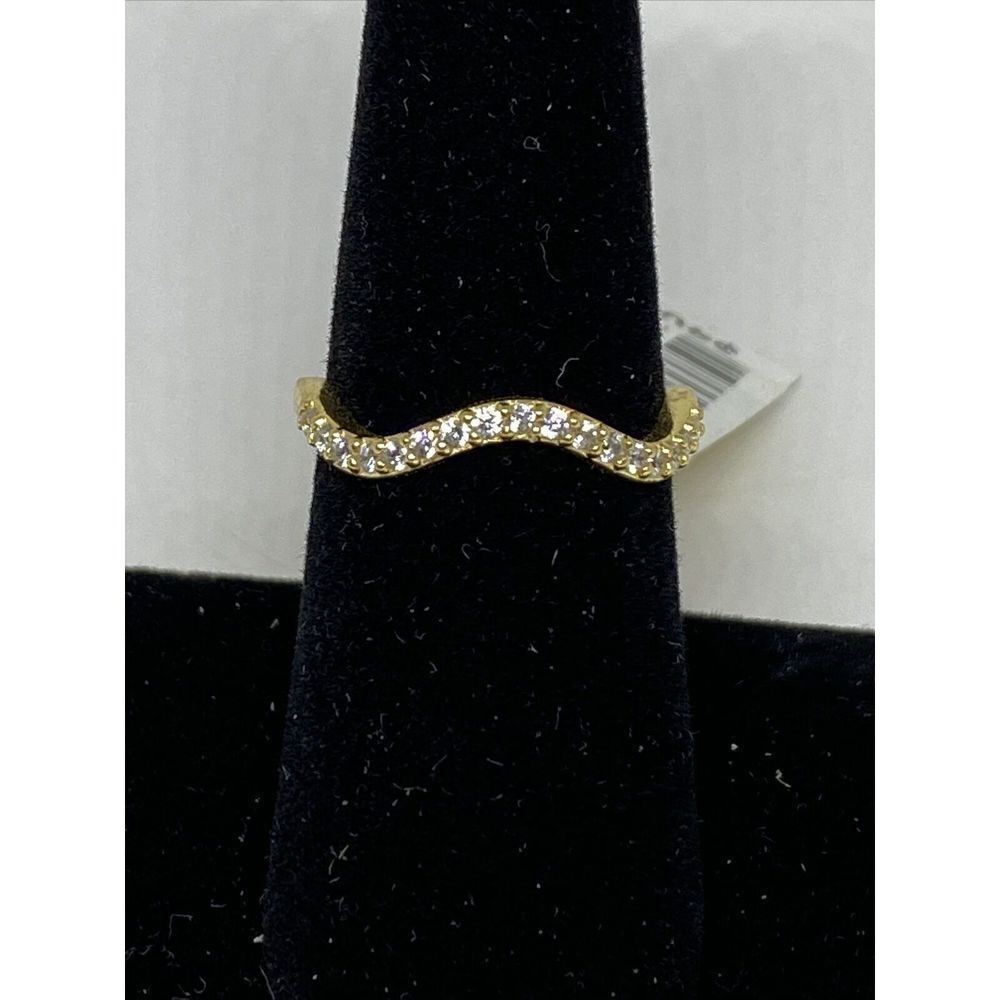 Giani Bernini Cubic Zirconia Wave Band in Sterling Silver MSRP $80 CP138